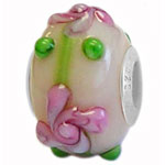 glass bead for European charm bracelet jewelry