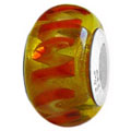 glass bead for European charm bracelet jewelry