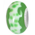 green dot glass bead jewelry