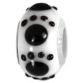 Dog paw bead for European charm bracelet jewelry