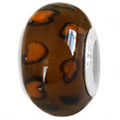 leopard skin glass bead jewelry