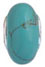 wholesale Sythetic Chinese Turquoise bead with sterling silver caps for Pandora silver jewelry and Murano jewellery