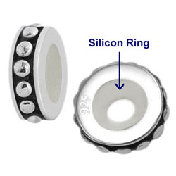 925 sterling silver stoppers for 3 mm chains