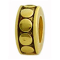 wholesale Antique gold plated sterling silver bead stopper with rubber in the hole for Pandora silver jewelry and Murano jewellery