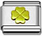 wholesale Gold plated 4-leaf clover Italian charm and wholesale silver jewelry