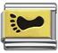 footprint Italian charms