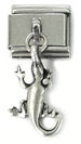 wholesale Dangle lizard Italian charms and wholesale silver jewelry