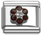 wholesale January flower shape birthstone and wholesale silver jewelry