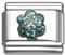 wholesale March flower birthstone Italian charms and wholesale silver jewelry
