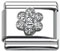 wholesale April flower birthstone Italian charms and wholesale silver jewelry