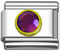 wholesale February birthstone Italian charms and wholesale silver jewelry