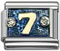 wholesale Number 7 with Rhinestones and wholesale silver jewelry