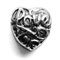 wholesale Word LOVE on sterling silver heart compatible with Pandora beads and bracelets