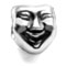 wholesale Mask shape sterling silver bead compatible with Pandora beads and bracelets