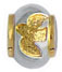 wholesale Gold plated dove on sterling silver bead compatible with Pandora beads and bracelets