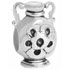 vase silver bead jewelry