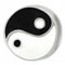 Ying Yang silver bead jewelry