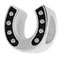 Horseshoe 925 sterling silver bead jewelry