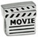 movie clap silver bead for European charm bracelets