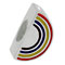 Rainbow on 925 sterling silver bead jewelry