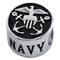 wholesale U.S. Navy logo sterling silver beads compatible with Pandora beads and bracelets