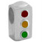 Traffic light 925 sterling silver bead for European charm bracelets