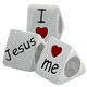 Jesus 925 sterling silver bead for European charm bracelets