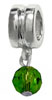 wholesale Sterling silver bead with May dangle birthstone compatible with Pandora beads and bracelets