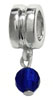 wholesale Sterling silver bead with September dangle birthstone compatible with Pandora beads and bracelets