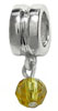 wholesale Sterling silver bead with November dangle birthstone compatible with Pandora beads and bracelets