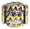 wholesale Gold plated sterling silver zodiac bead - Aquarius compatible with Pandora beads and bracelets