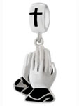 Praying hand for European modular jewelry