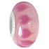 Pink heart glass bead jewelry