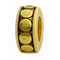 wholesale Antique gold plated sterling silver bead stopper with rubber in the hole compatible with Pandora beads and bracelets