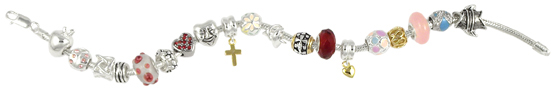 wholesale 925 sterling silver beads for personalized jewelry compatible with Murano jewellery, Pandora silver jewelry