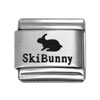 ski bunny laser charms